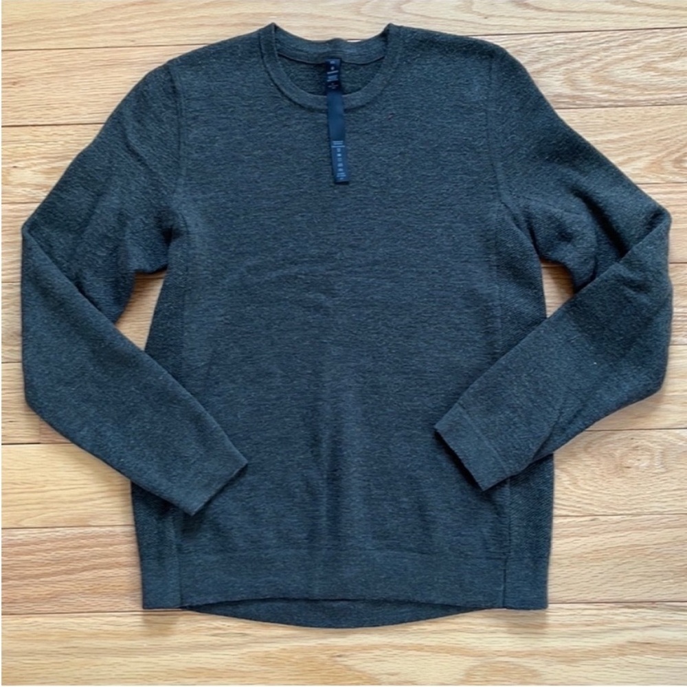 Lululemon Alpine Air Crew *Heathered Dark Olive